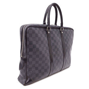 Louis Vuitton Business Damier Document Black Bag Graphite Porte Voyage